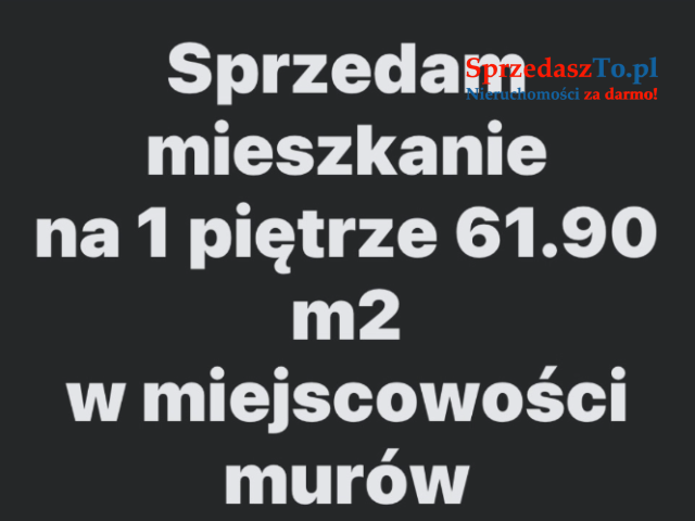 Sprzedam mieszkanie bez czynszu