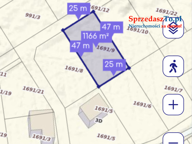 Sprzedam działkę budowlaną.