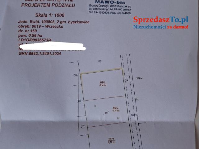 Działka budowlana Wrzeczko